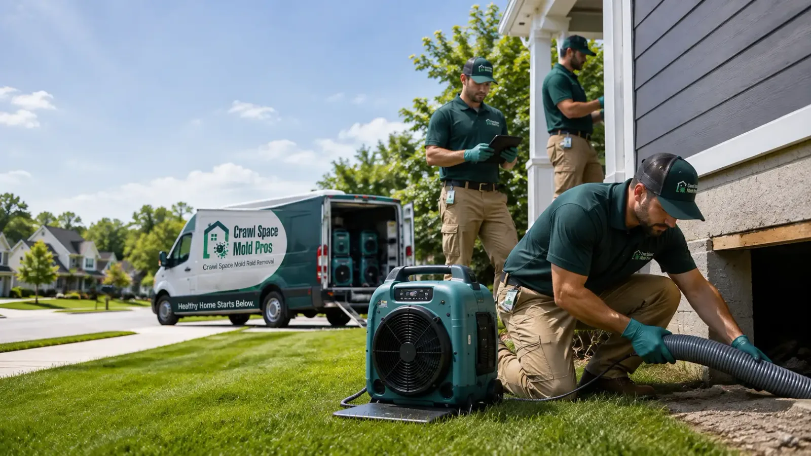 Crawl Space Mold Removal in Waterville, IA